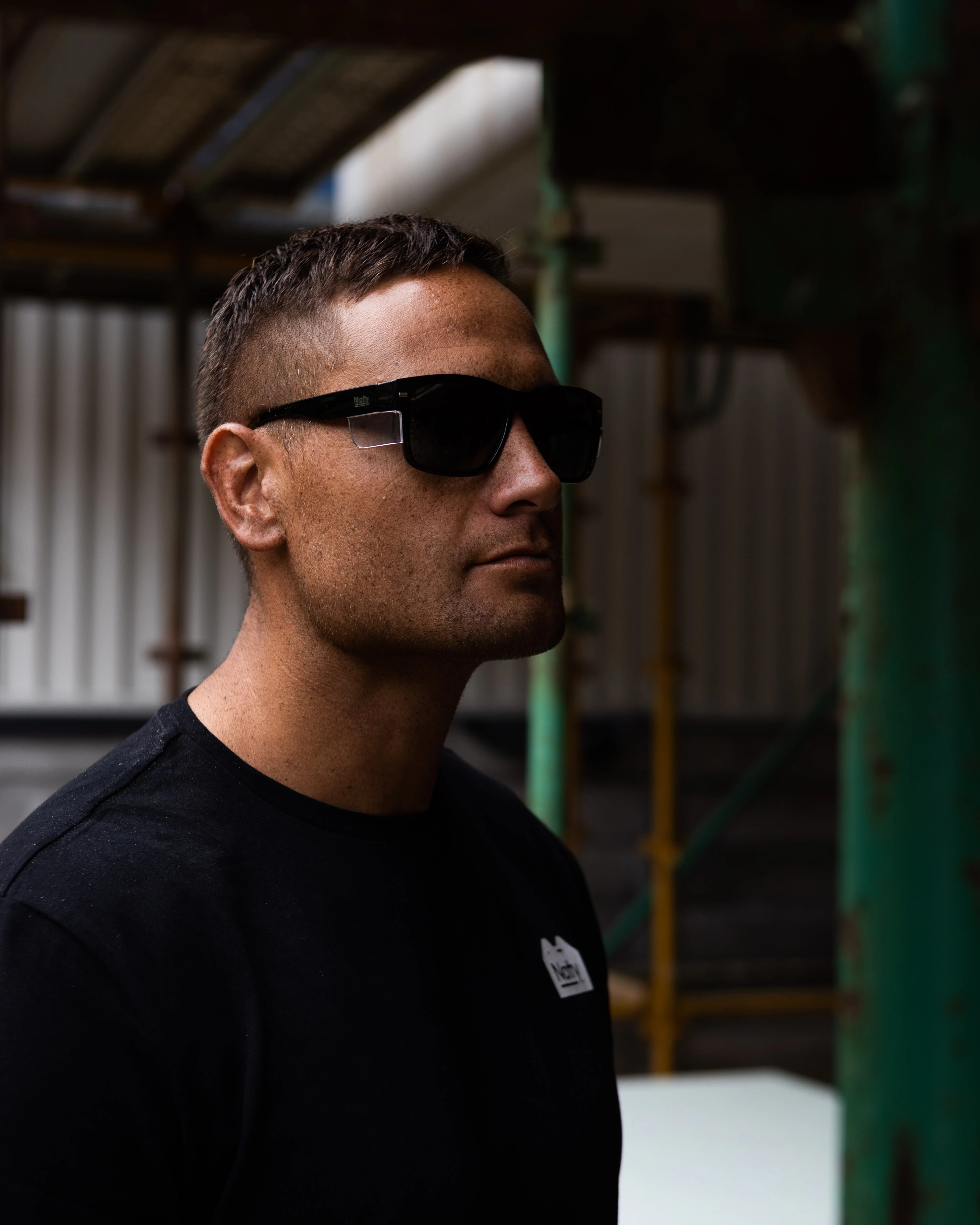 BIG Kenneth Black Frame Prescription Safety Glasses - Image 3