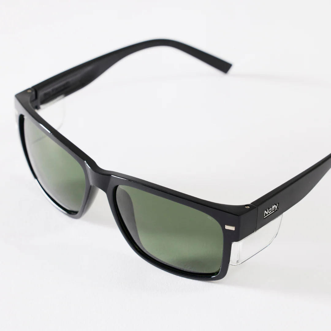 BIG Kenneth Black Frame Prescription Safety Glasses - Image 5