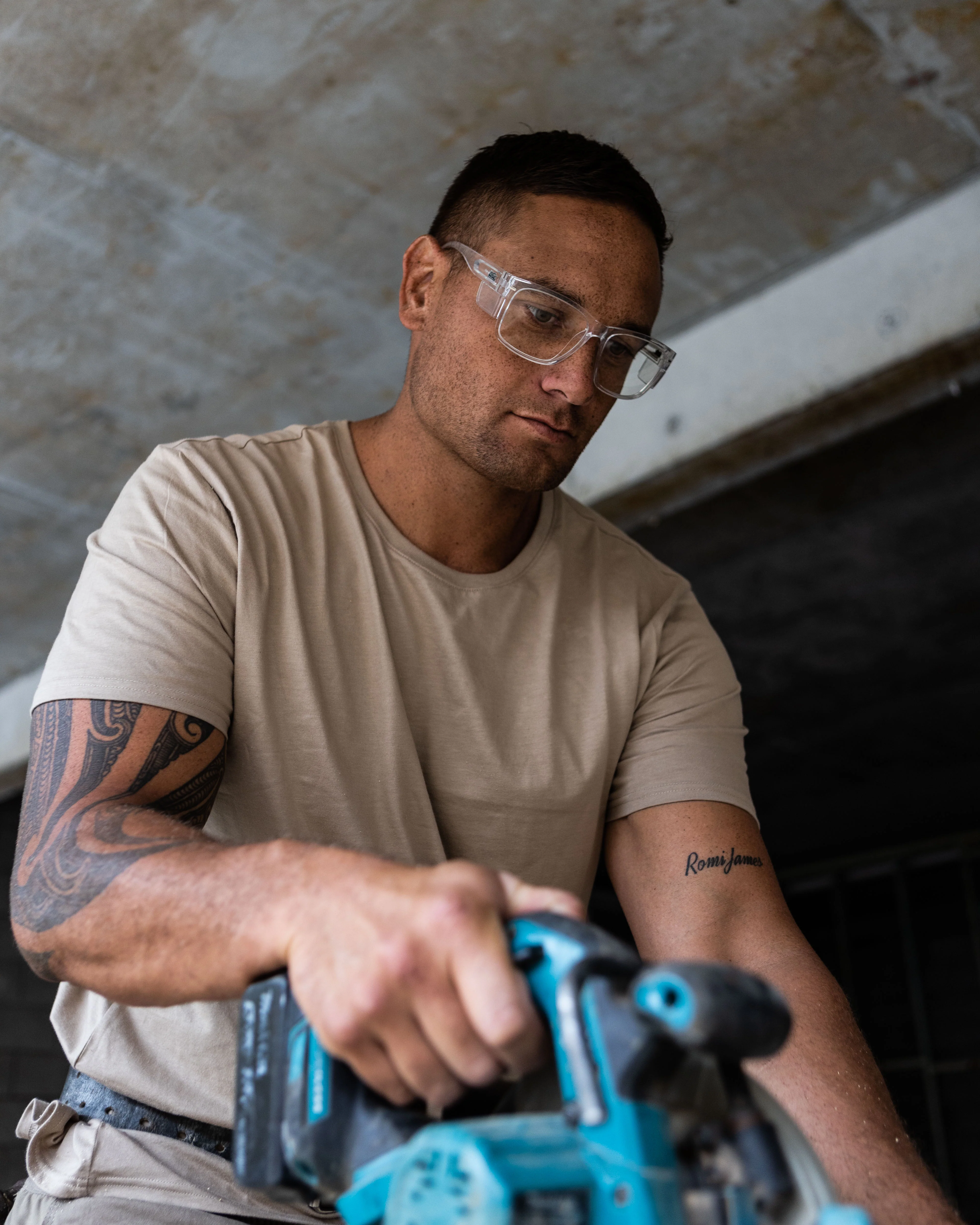 BIG Kenneth Clear Frame/Clear Lens Safety Glasses - Image 5