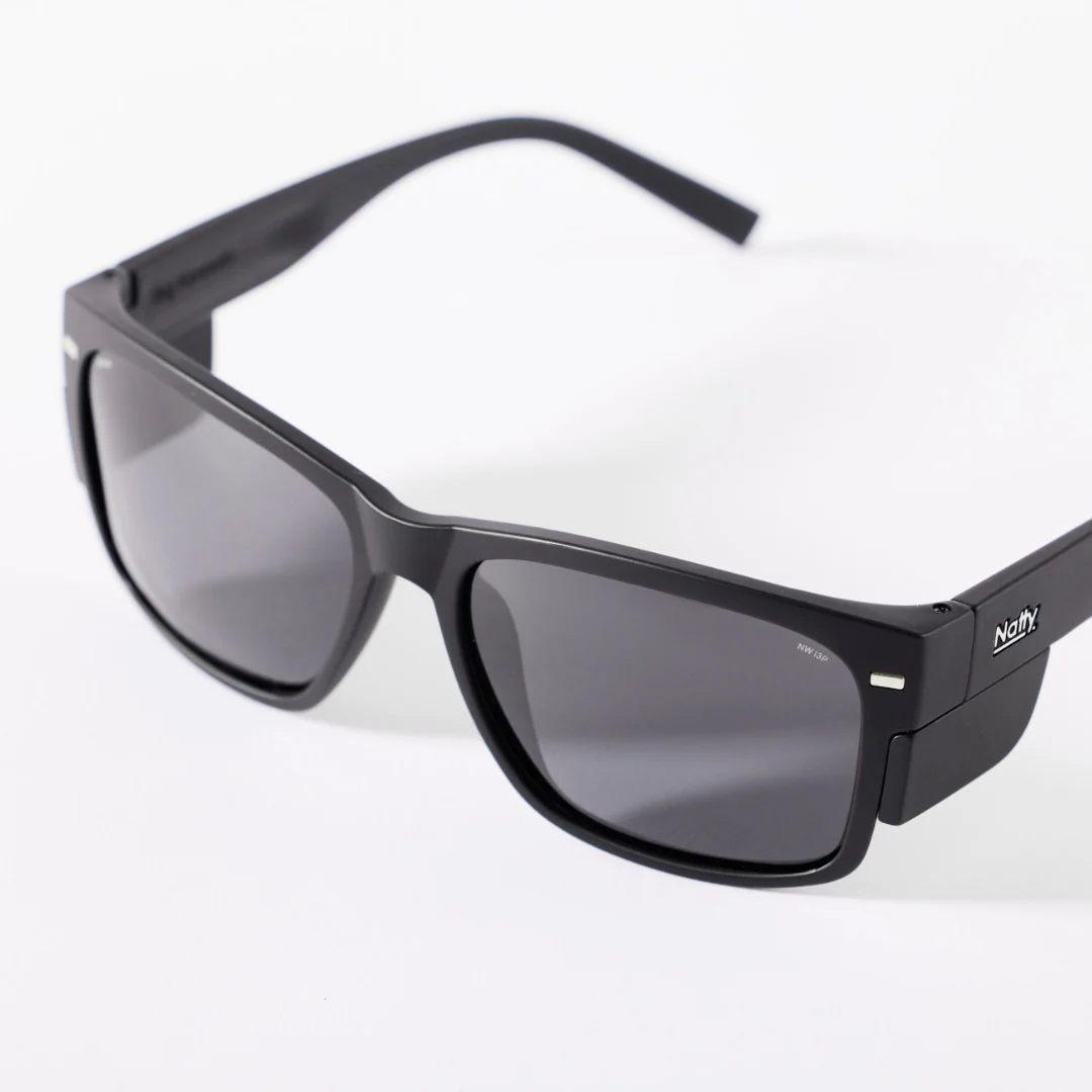 BIG Kenneth Matte Black Polarised Safety Glasses - Image 3