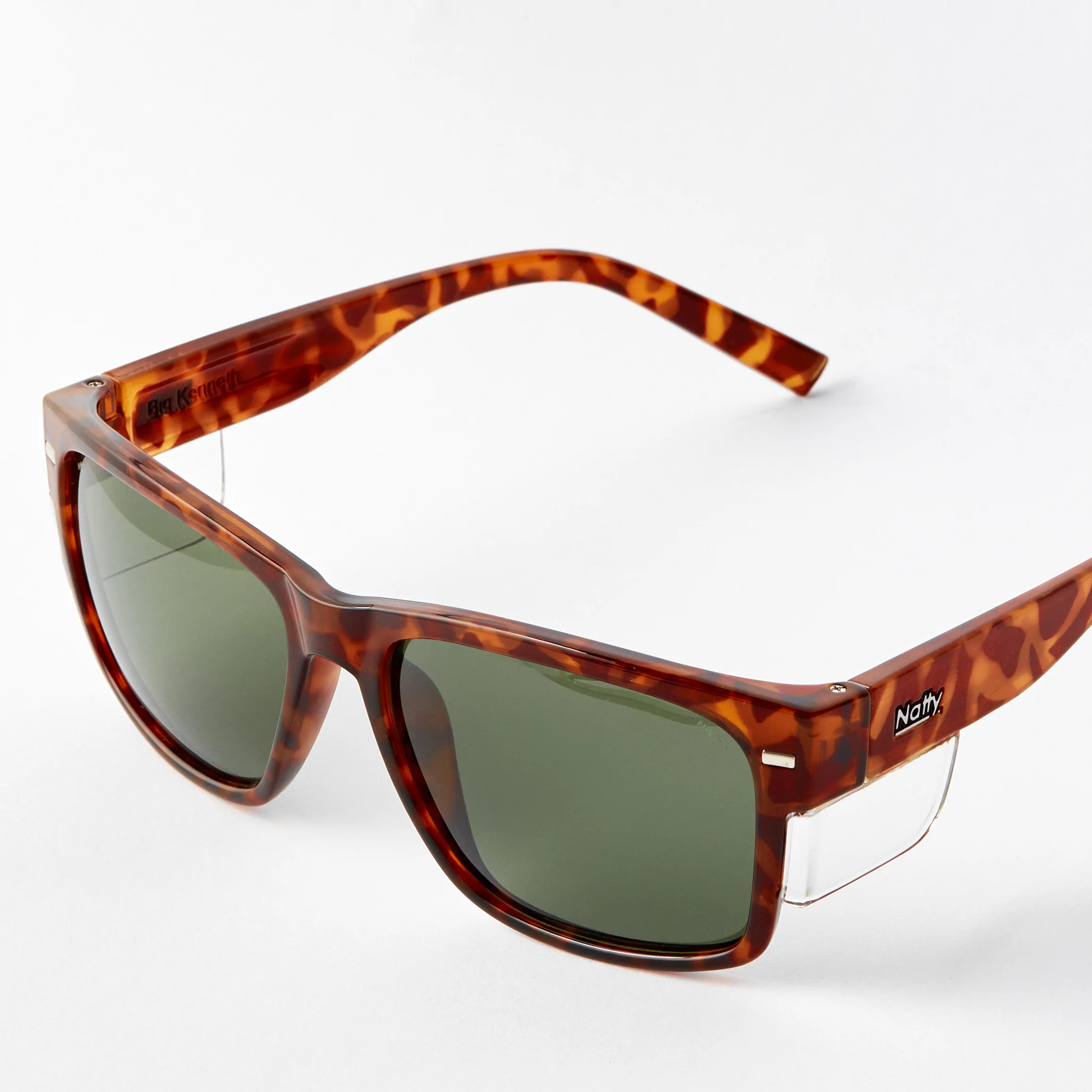 BIG Kenneth Vintage Tortoise Frame Prescription Safety Glasses - Image 3