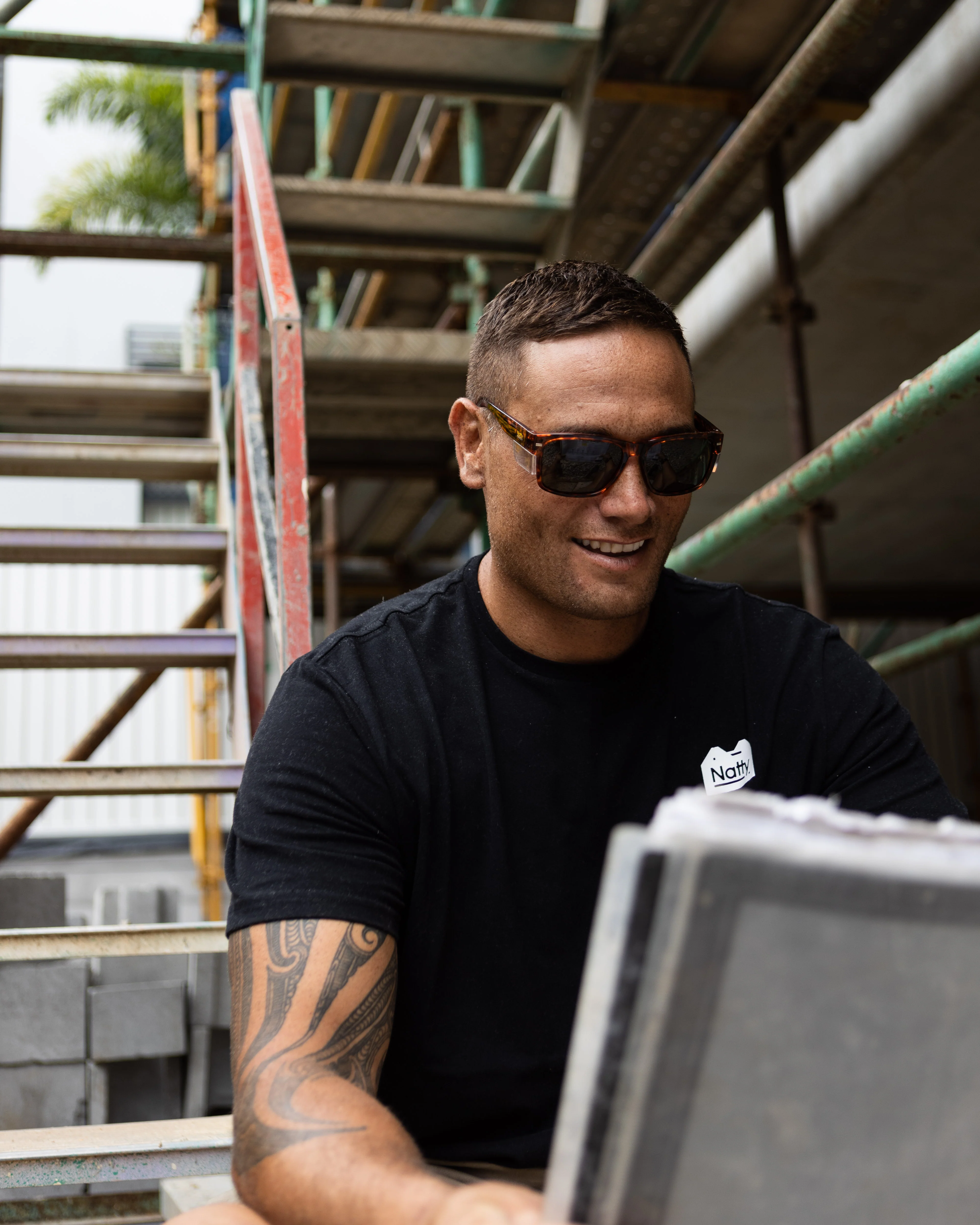 BIG Kenneth Vintage Tortoise Frame Prescription Safety Glasses - Image 5