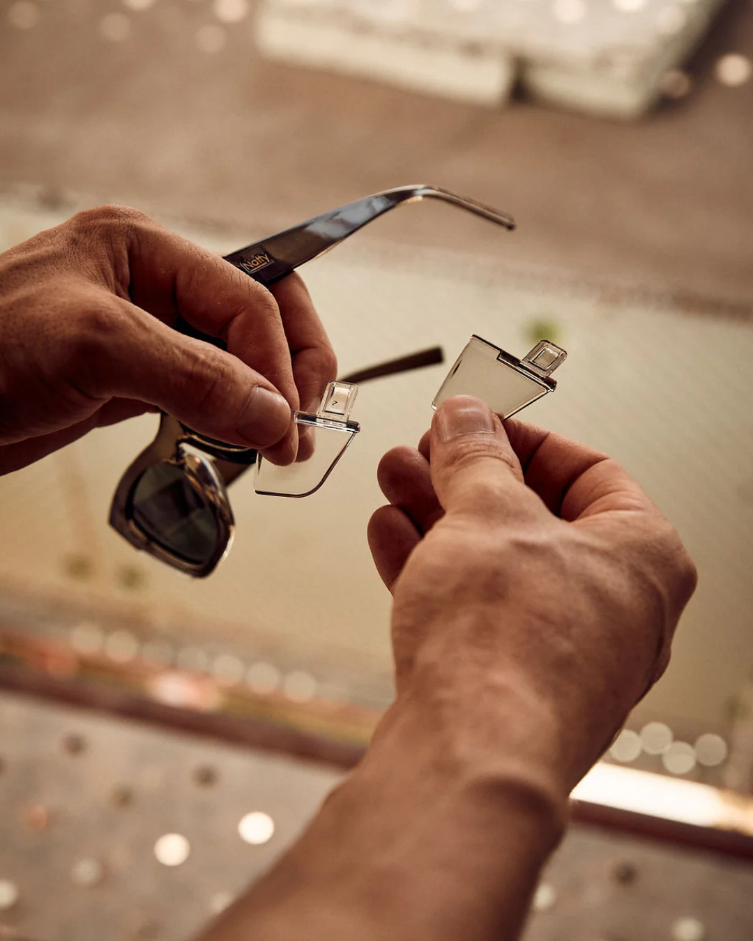 Browse Vintage Tortoise Polarised Safety Glasses - Image 10