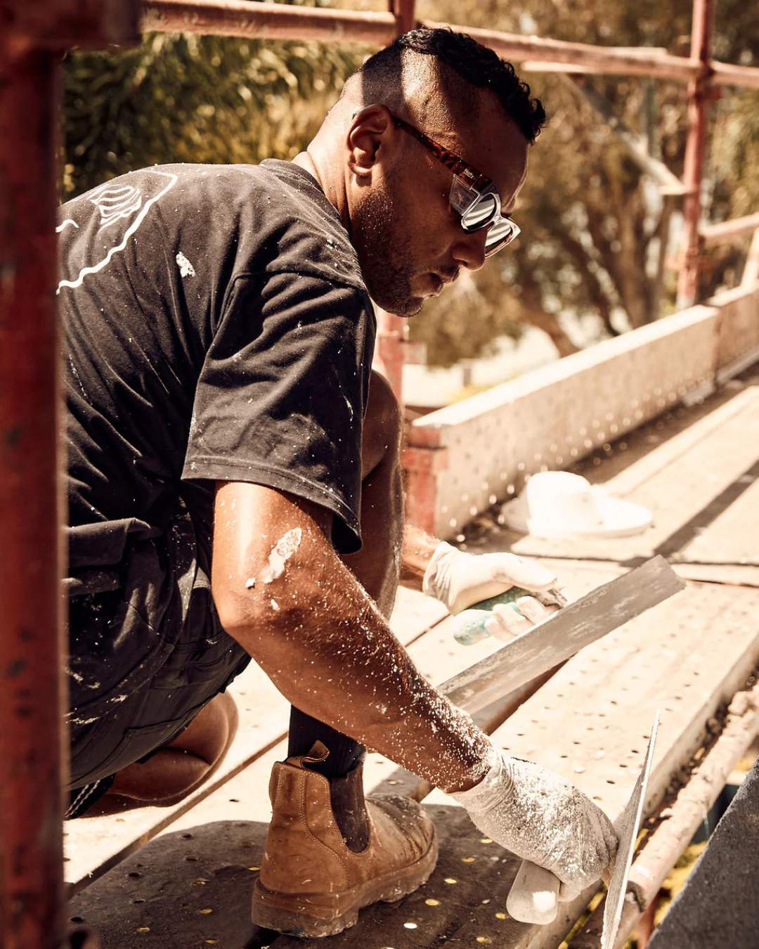 Browse Vintage Tortoise Polarised Safety Glasses - Image 12