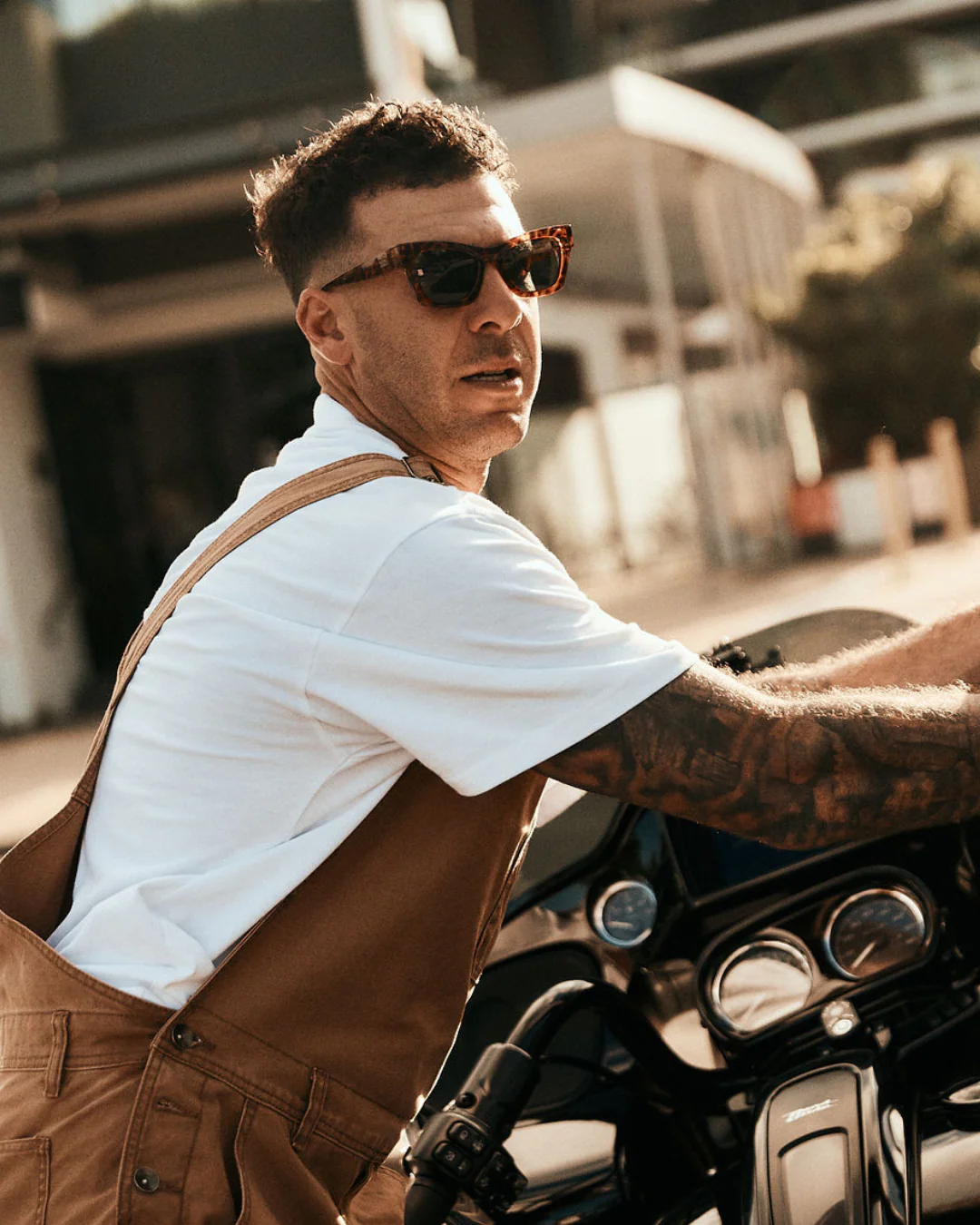 Browse Vintage Tortoise Polarised Safety Glasses - Image 7