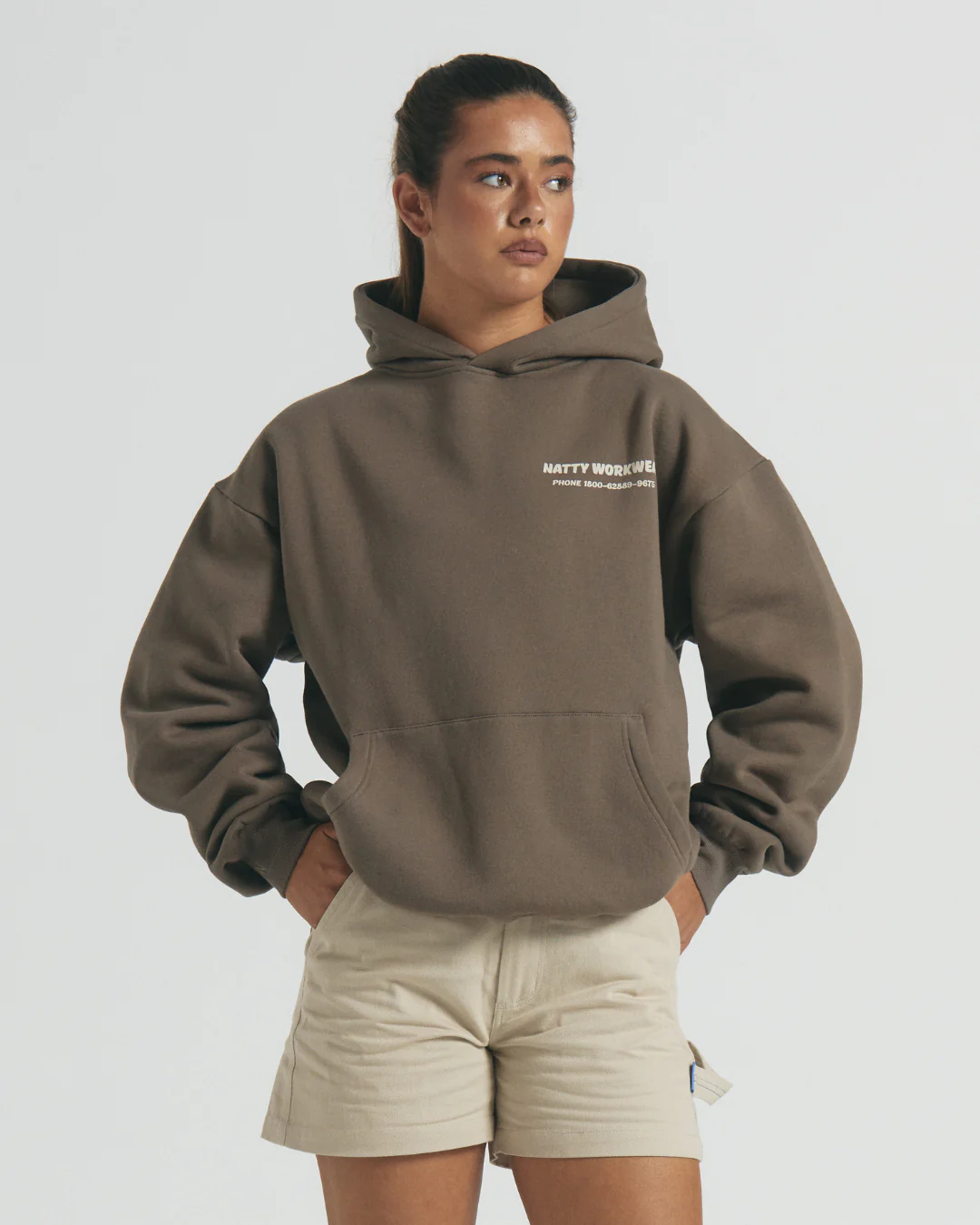 Can’t Go Wrong Hoodie - Dusty Brown - Image 4