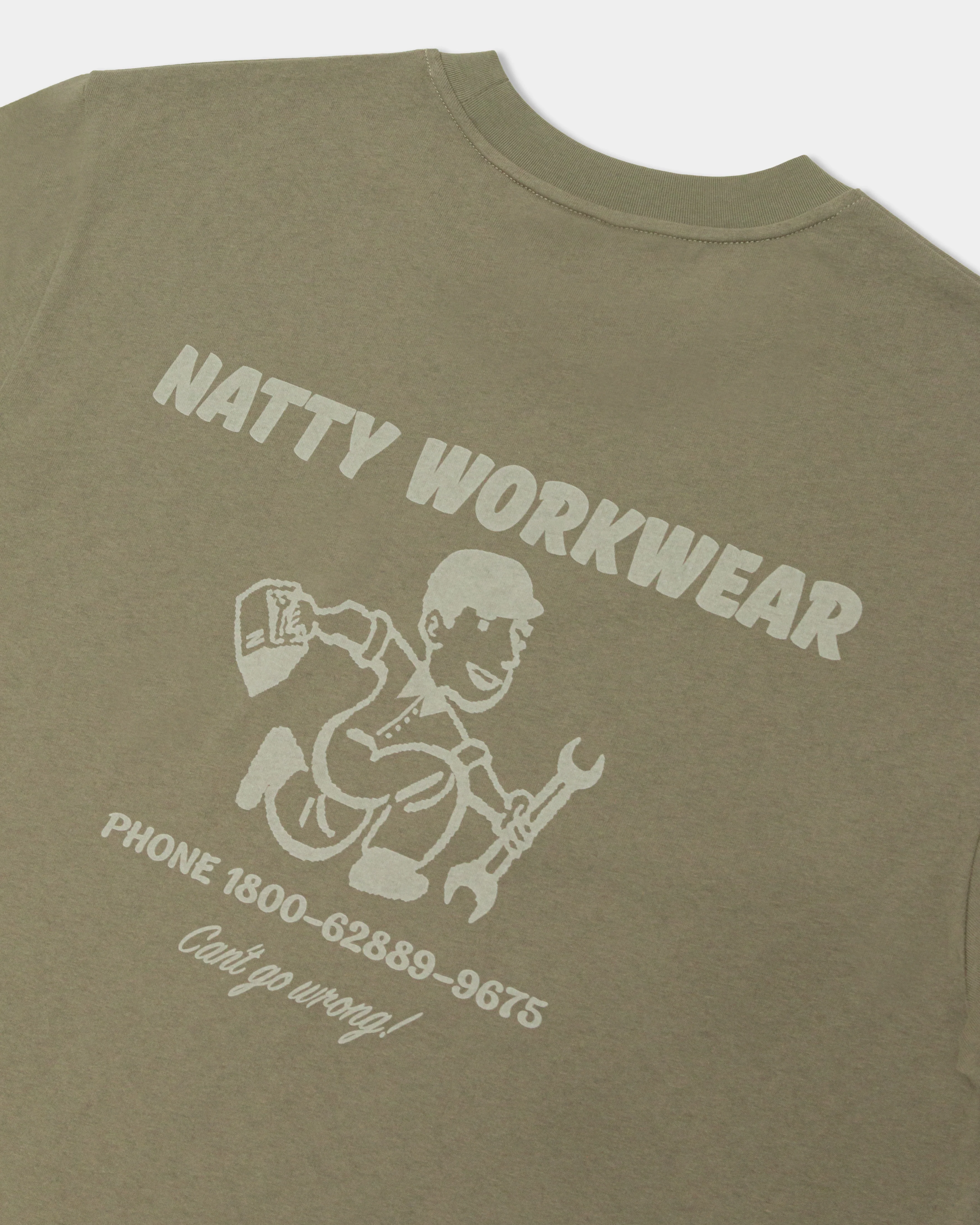 Can’t Go Wrong Tee - Dusty Green - Image 5