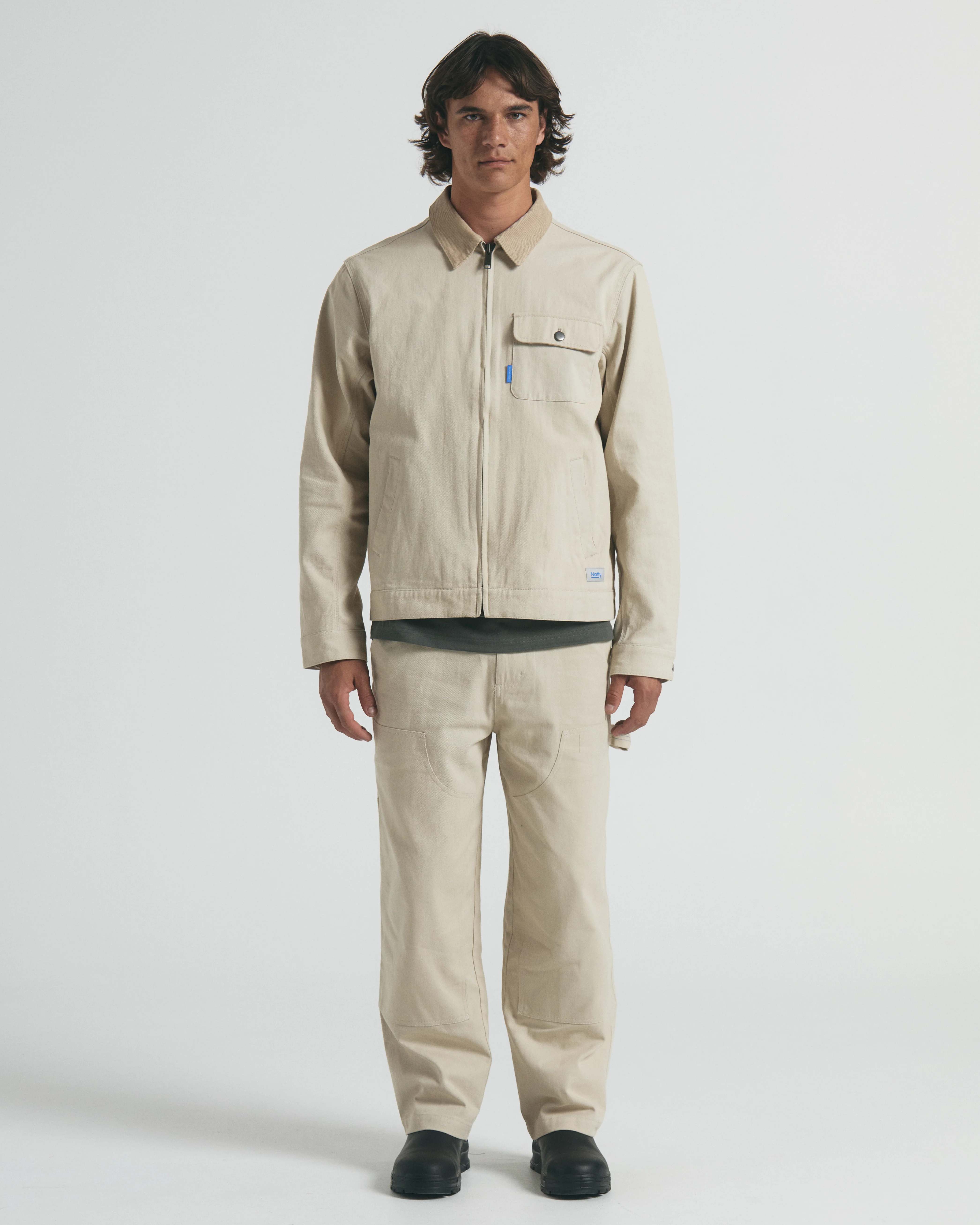 Depot Zip Jacket - Sand - Image 4