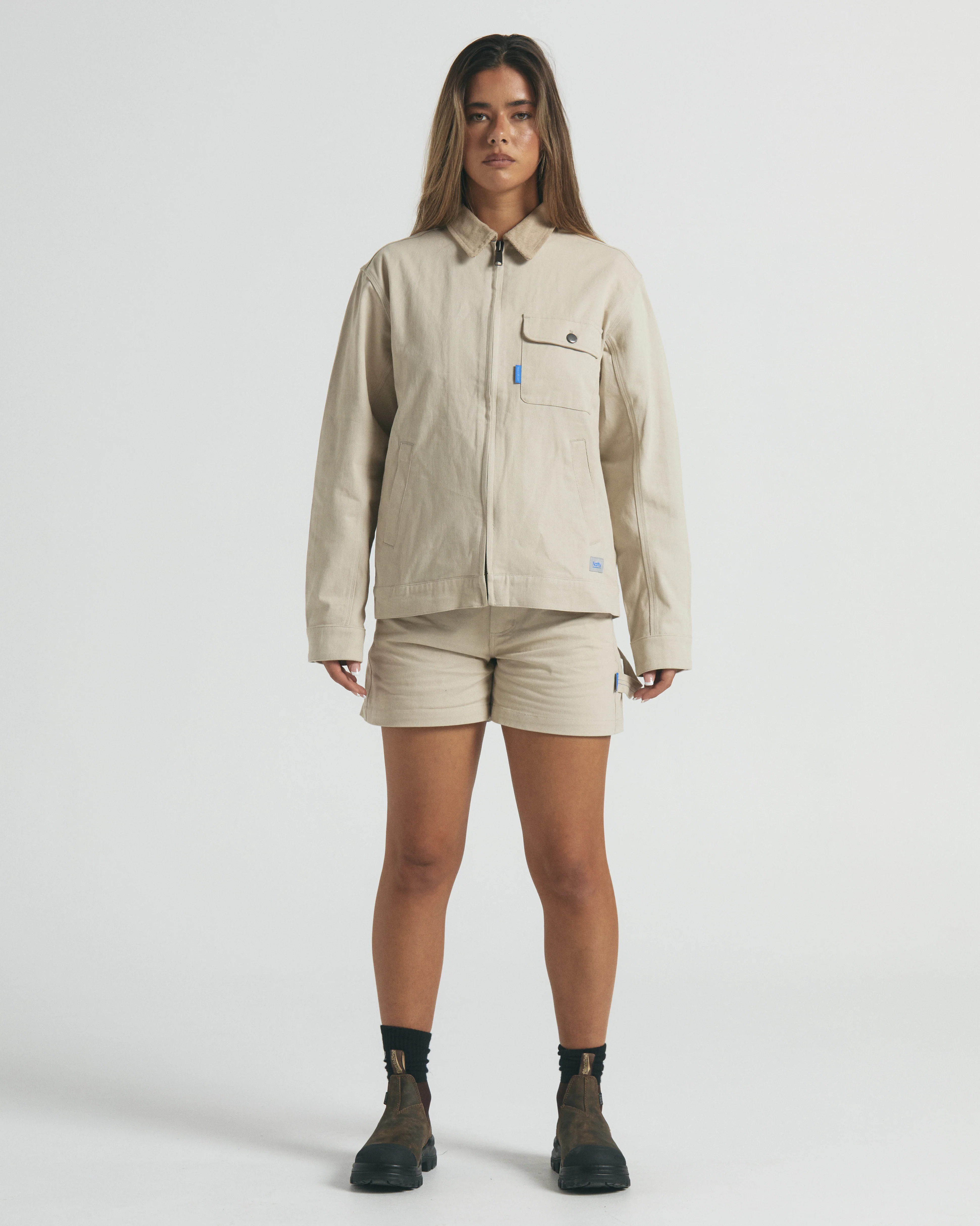 Depot Zip Jacket - Sand - Image 8
