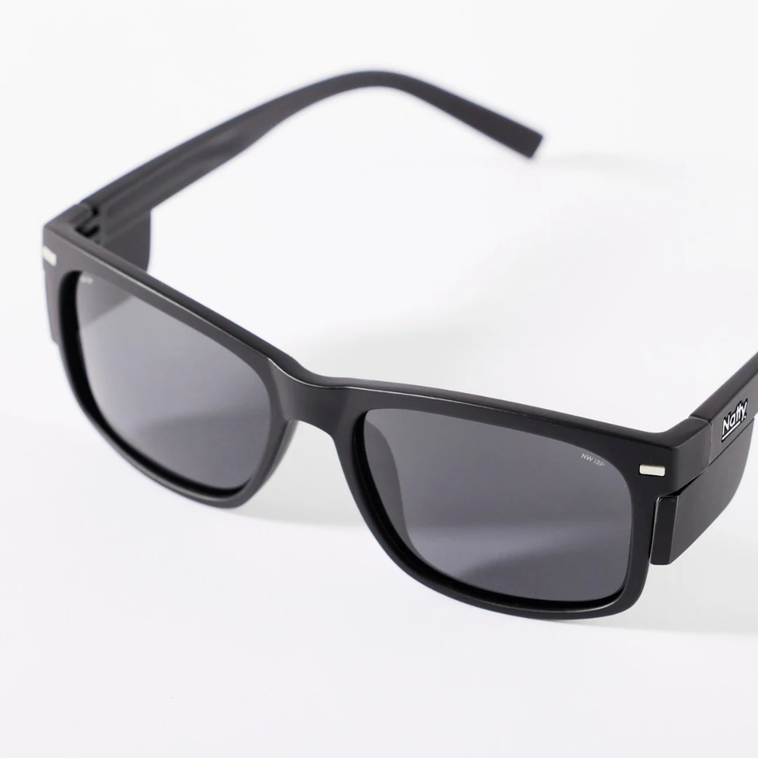 Kenneth Matte Black Polarised Safety Glasses - Image 3