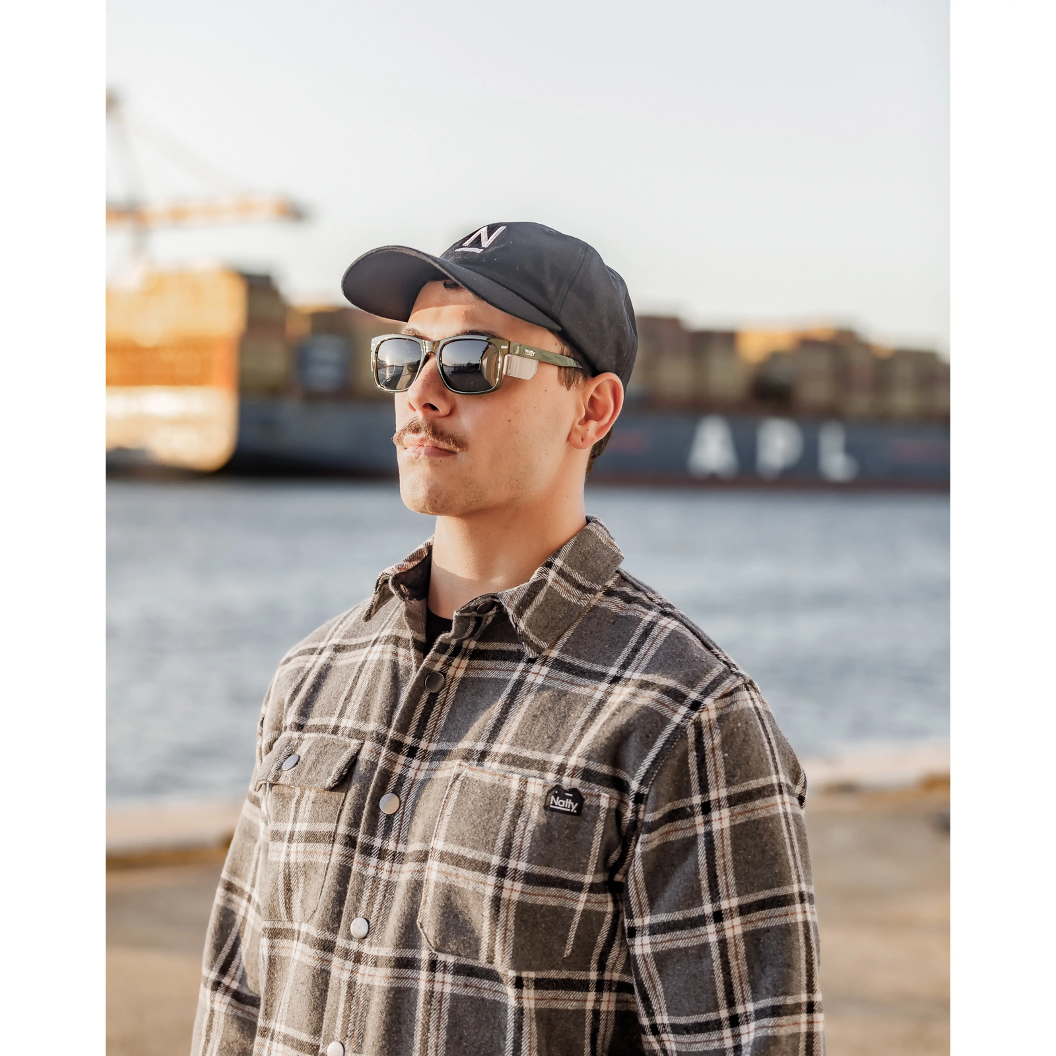 Kenneth Olive Tinted Safety Glasses - Image 5