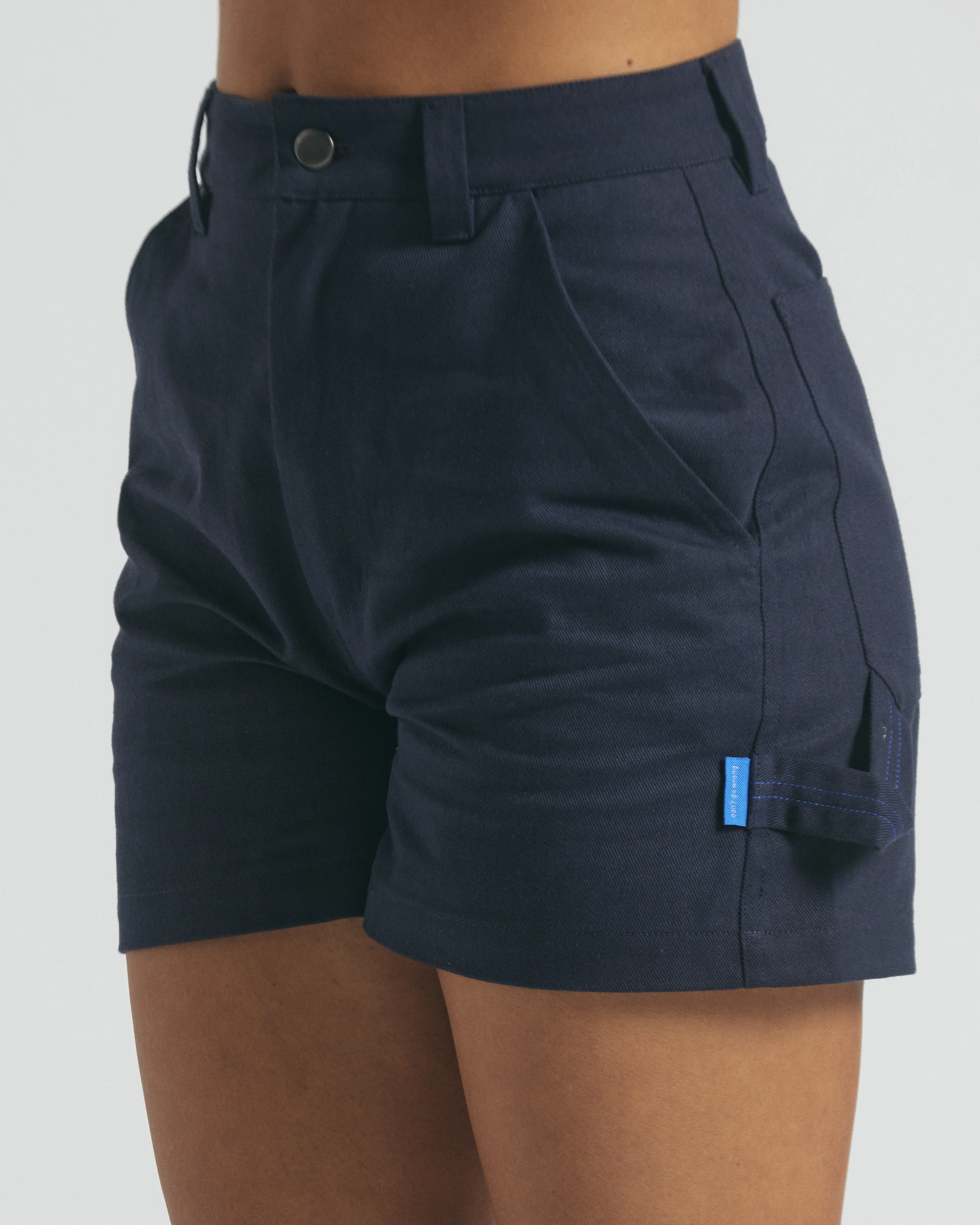 Women's Carpenter Short - Work Blue - Image 4
