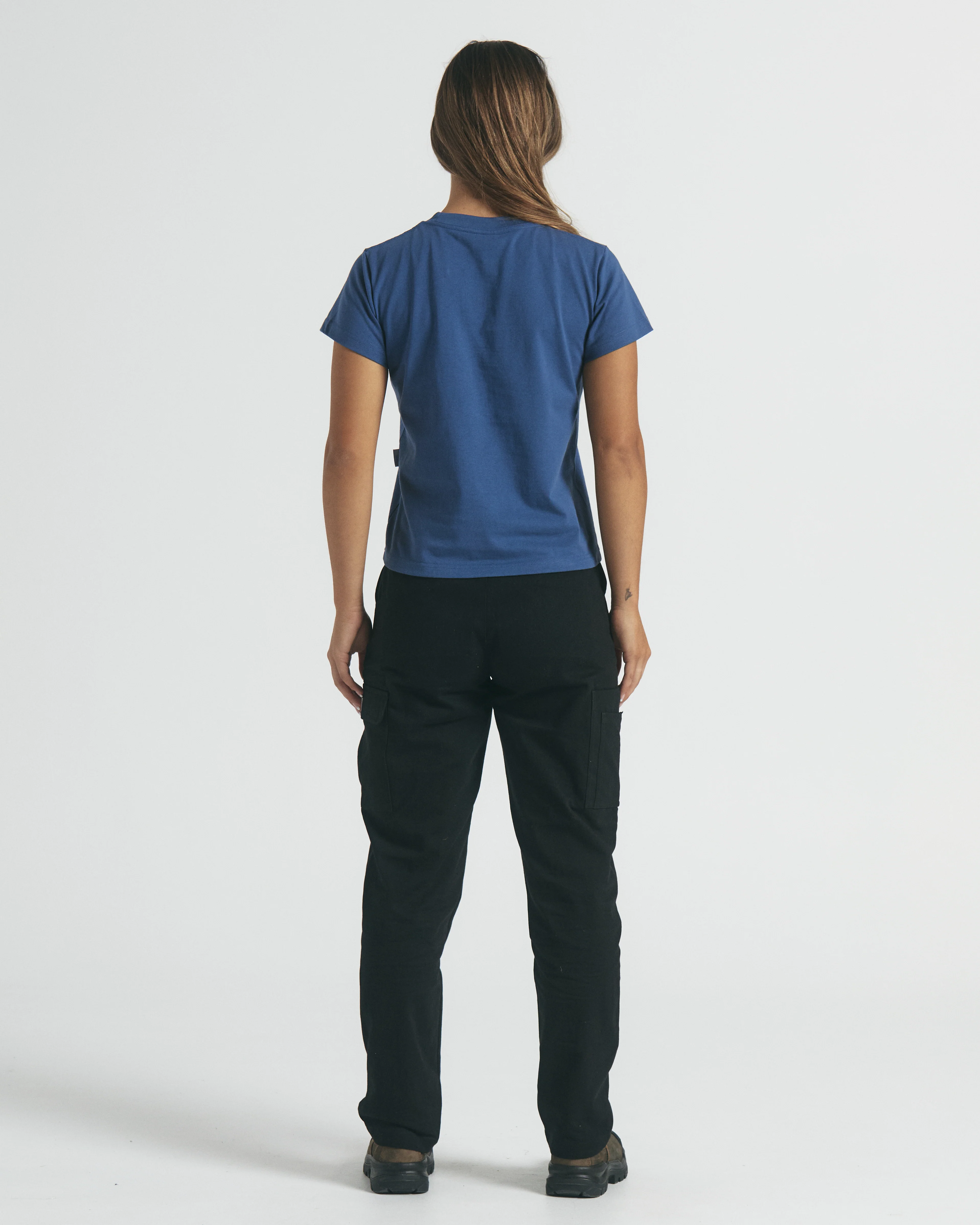 Women's Signature Tee - Steel Blue - Image 3